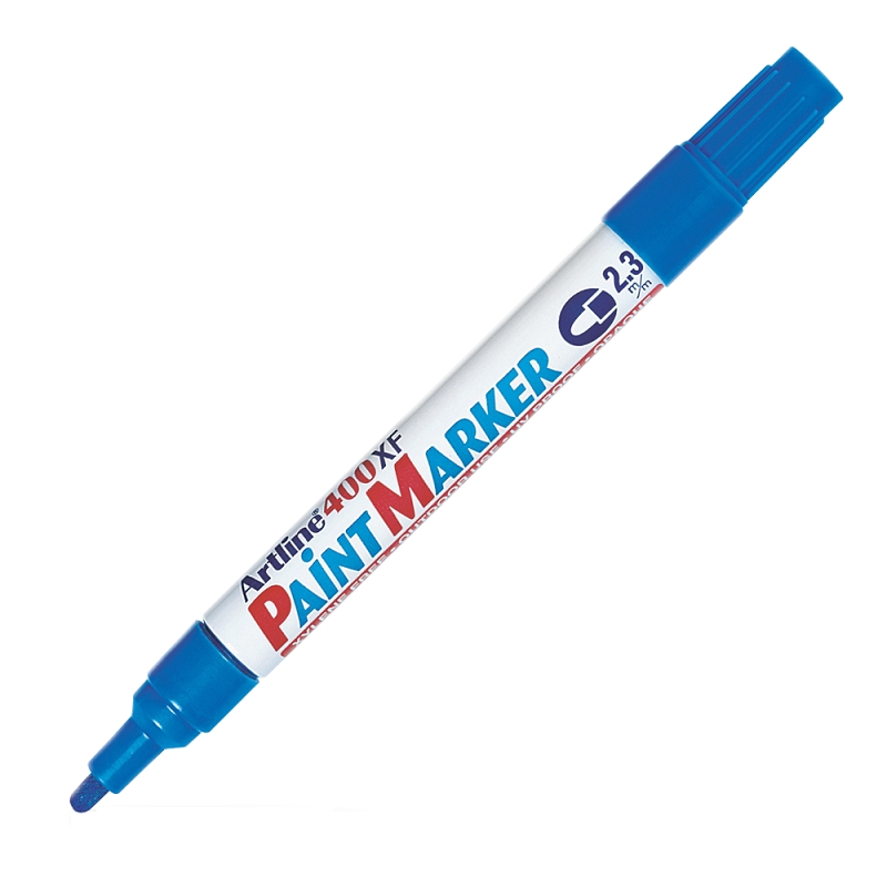 EK-400XFBL.jpg ARTLINE 400XF 2.3MM PAINT MARKER BLUE - Image 1
