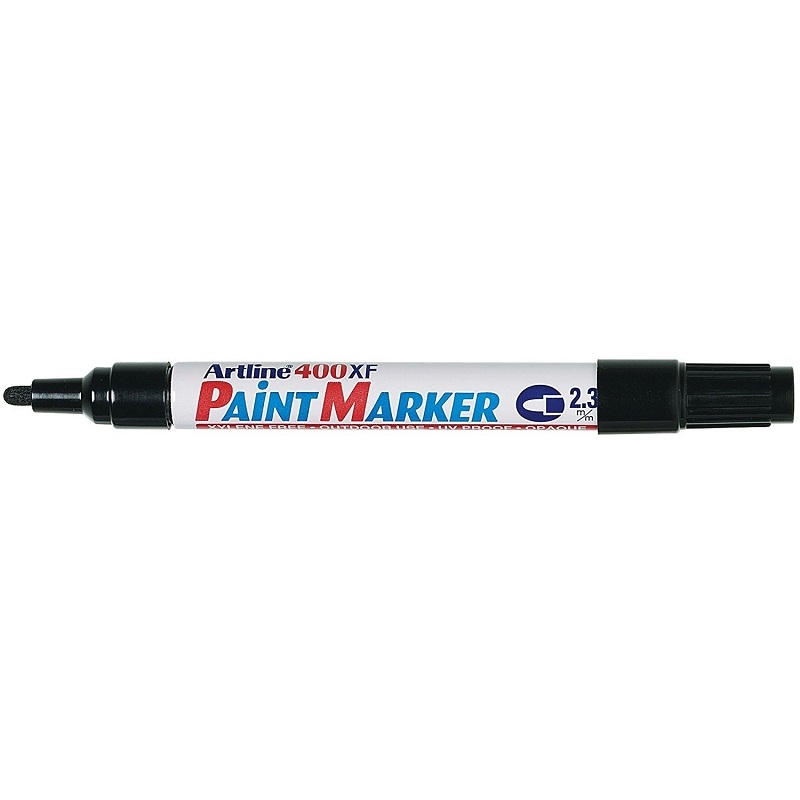 EK-400XFBLK.jpg ARTLINE 400XF 2.3MM PAINT MARKER BLACK - Image 1