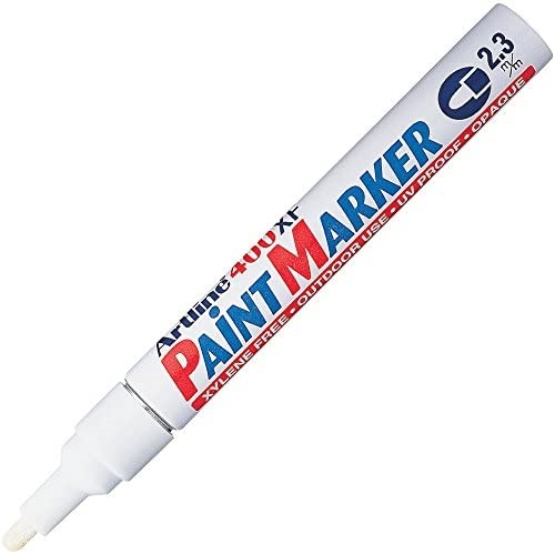 EK-400XFWH.jpg ARTLINE 400XF 2.3MM PAINT MARKER WHITE - Image 1