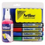 ARTLINE 517 WHITEBOARD MARKER CLEANER 6PCS SET [INCL.ERASER]