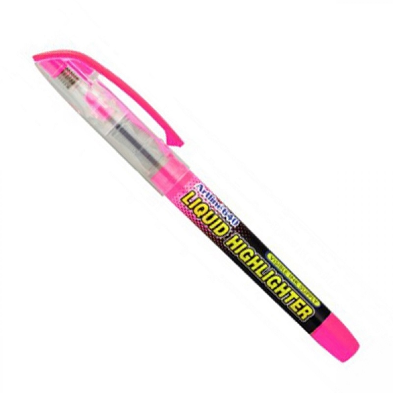 EK-640FLP.jpg ARTLINE 640 LIQUID HIGHLIGHTER MARKER FLUORESCENT PINK - Image 1