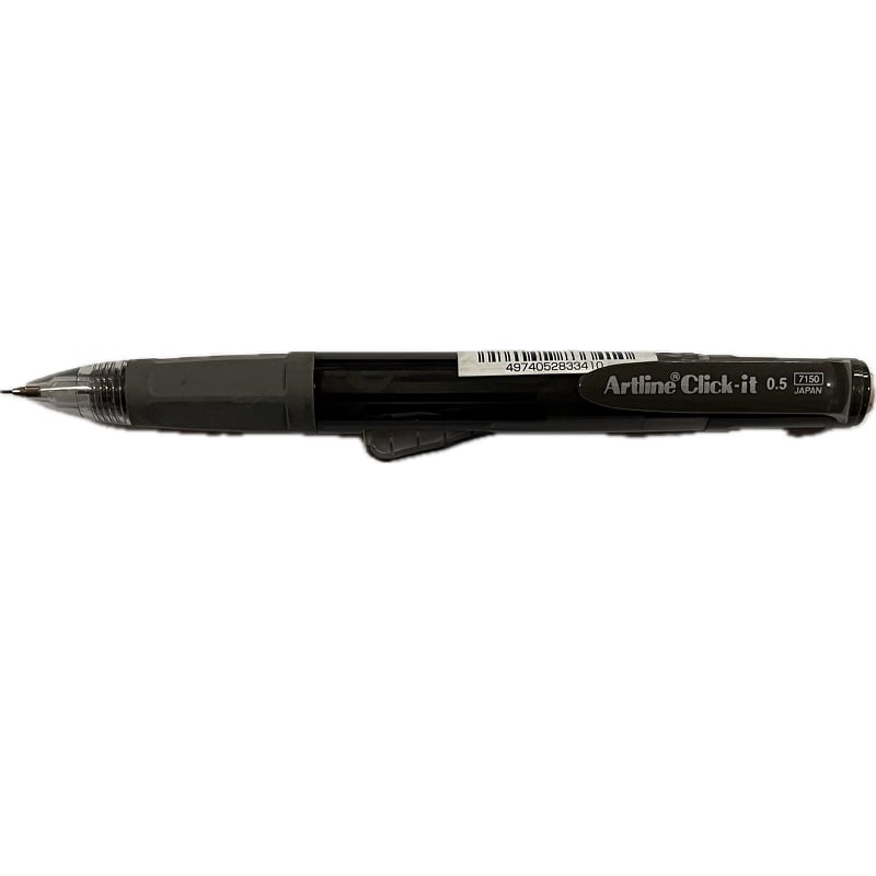 EK-7150BK.jpg ARTLINE CLICK IT MECHANICAL PENCIL 0.5MM BLACK - Image 1