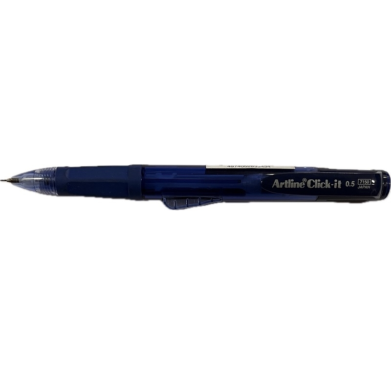 EK-7150BL.jpg ARTLINE CLICK IT MECHANICAL PENCIL 0.5MM BLUE - Image 1
