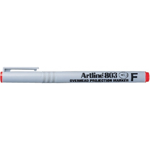 EK-803R.jpg ARTLINE 803 F OVERHEAD PROJECTION MARKER RED - Image 1
