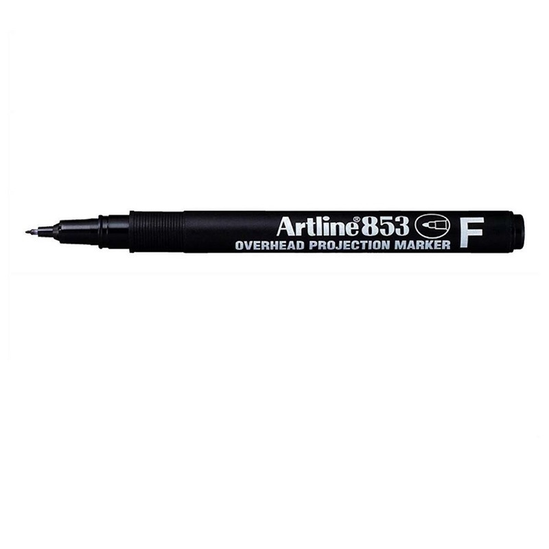 EK-853BLK.jpg ARTLINE 853 F OVERHEAD PROJECTION MARKER BLACK - Image 1