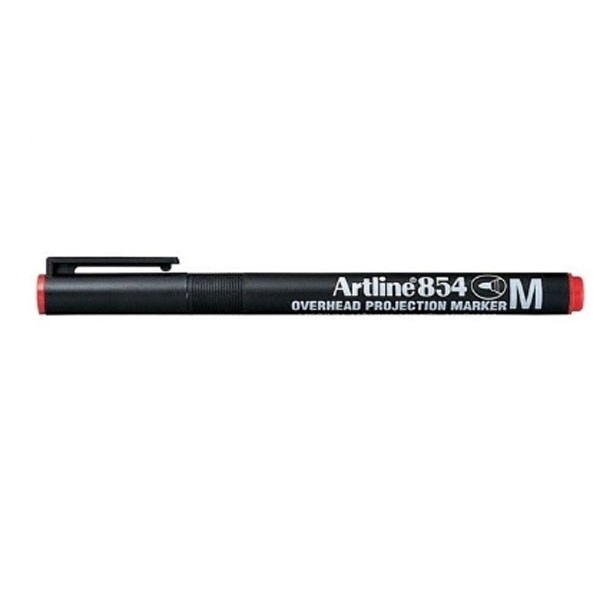 EK-854R.jpg ARTLINE 854 M OVERHEAD PROJECTION MARKER RED - Image 1