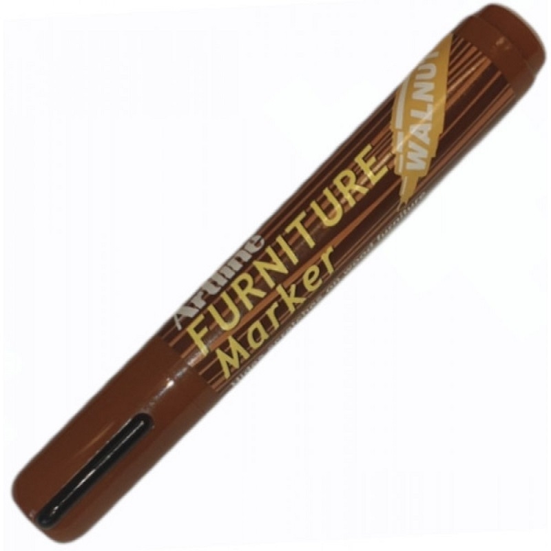 EK-95.C1WAL.jpg ARTLINE FURNITURE MARKER 2-5MM WALNUT - Image 1