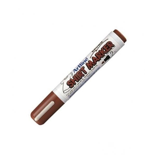 EKT-2BR.jpg ARTLINE T-SHIRT MARKER BROWN - Image 1