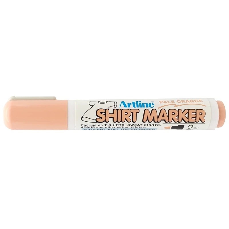 EKT-2POR.jpg ARTLINE T-SHIRT MARKER PALE ORANGE - Image 1
