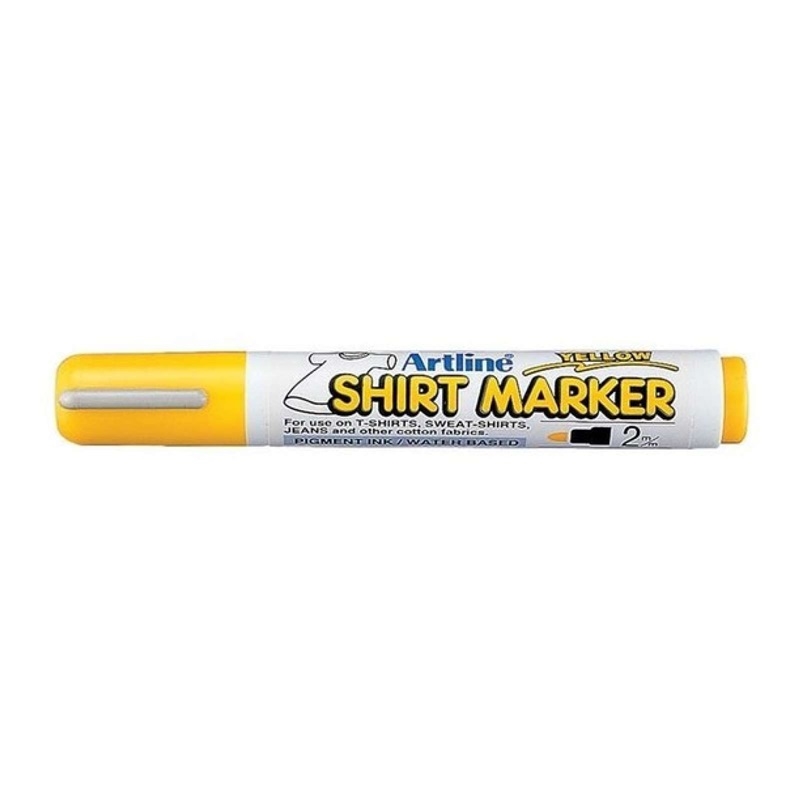 EKT-2Y.jpg ARTLINE T-SHIRT MARKER YELLOW - Image 1