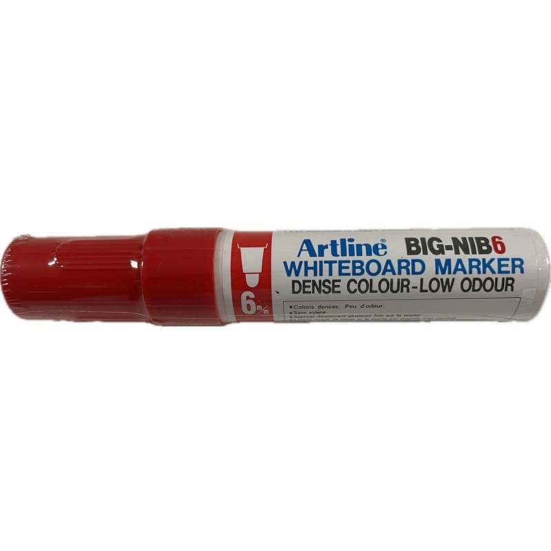 EKW-6R.jpg ARTLINE BIG-NIB 6MM WHITEBOARD MARKER RED - Image 1