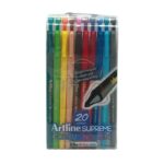 ARTLINE SUPREME 0.6MM COLOURING PEN 20PCS SET
