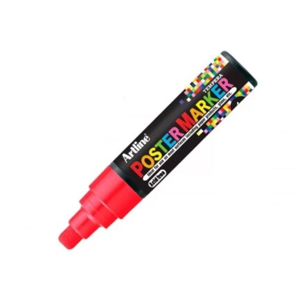 ARTLINE POSTER MARKER TEMPERA 6MM RED