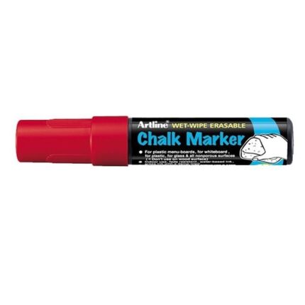 ARTLINE CHALK MARKER 12MM RED