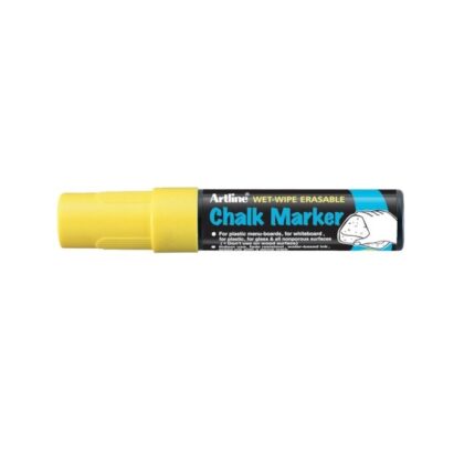 ARTLINE CHALK MARKER 12MM YELLOW
