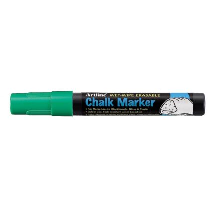 ARTLINE CHALK MARKER 4MM GREEN