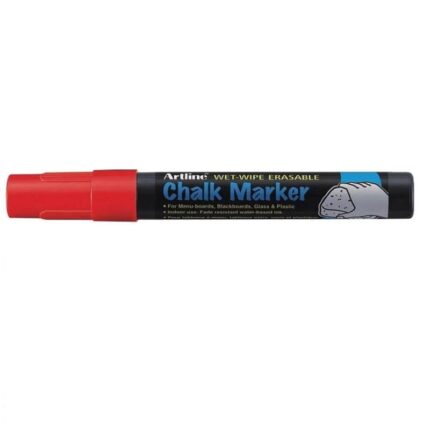 ARTLINE CHALK MARKER 4MM RED