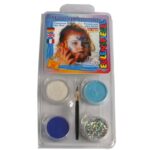 PROFI-AQUA FACE PAINT SET 3X3ML+2G SEA PRINCESS