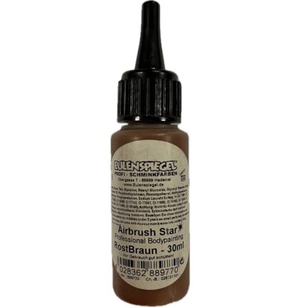 EULENSPIEGEL AIRBRUSH STAR BODY PAINT 30ML RUST BROWN