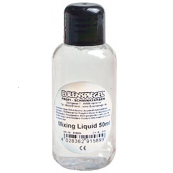 EUL915882.jpg EULENSPIEGEL PROFI-AQUA LIQUID FACE PAINT 50ML MIXING LIQUID - Image 1