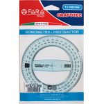 FARA PROTRACTOR GRAFOTEC 12CM 360DGR