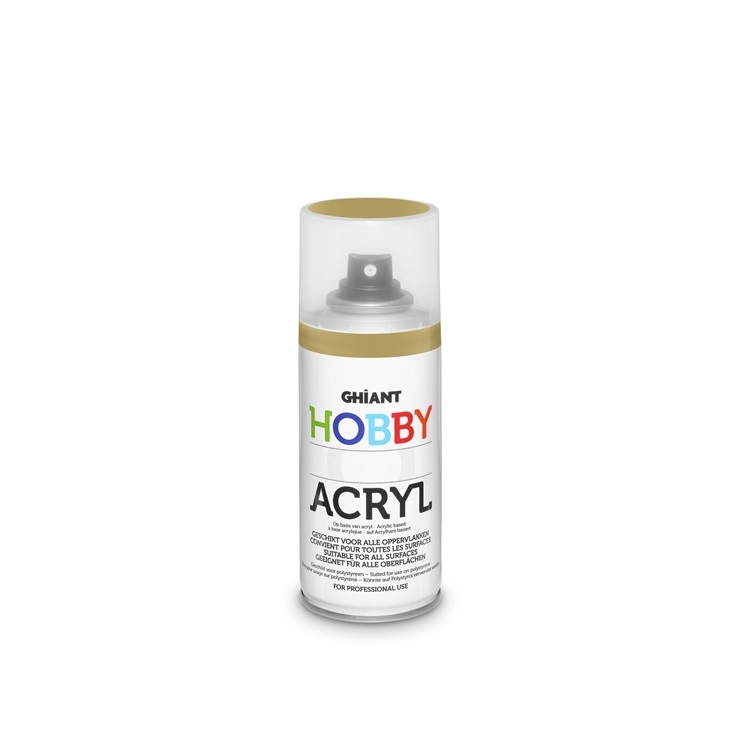 GH15910.jpg GHIANT HOBBY ACRYL COLOURS SPRAY 150ML GOLD - Image 1