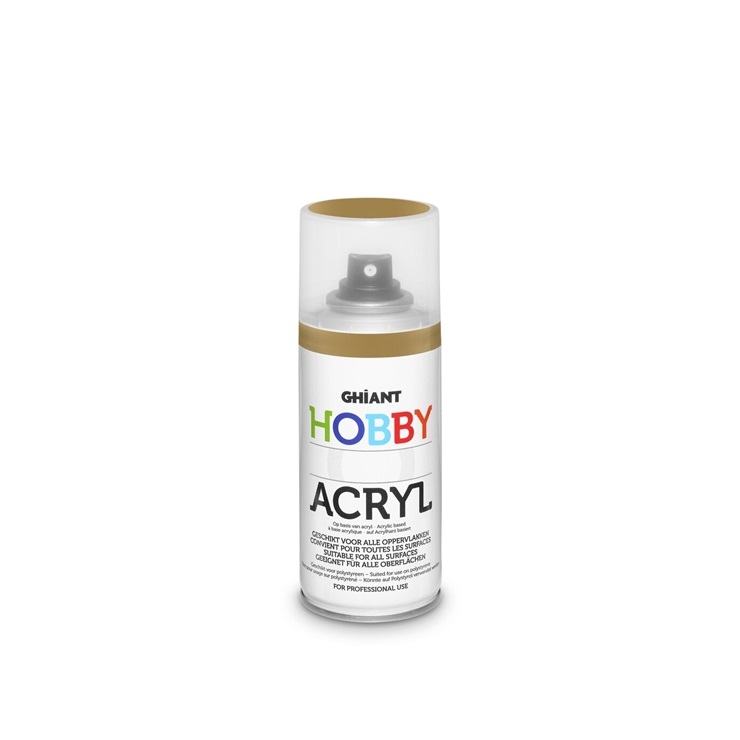 GH15912.jpg GHIANT HOBBY ACRYL COLOURS SPRAY 150ML ANTIQUE GOLD - Image 1