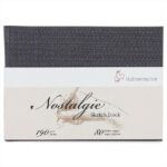 HAHNEMÜHLE NOSTALGIE SKETCHBOOK [HARDBOUND] A6 190G 40SH LANDSCAPE