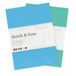 HAHNEMÜHLE SKETCH+NOTE SKETCHBOOK [STAPLE BOUND] A6 125G 2X20SH BLUE BUNDLE