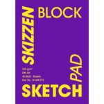 HAHNEMÜHLE VELVET SKETCH PAPER [PAD] A4 185G 40SH