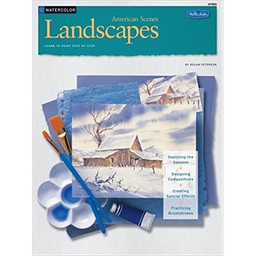 HT205.jpg HOW TO DRAW BOOK SERIES 205 WATERCOLOR - LANDSCAPES - Image 1