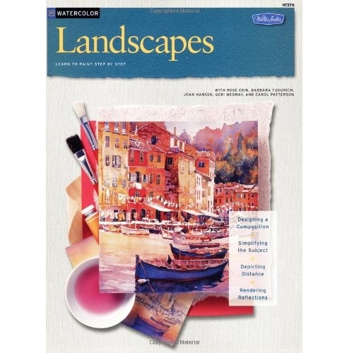 HT276.jpg HOW TO DRAW BOOK SERIES 276 WATERCOLOR - LANDSCAPES - Image 1