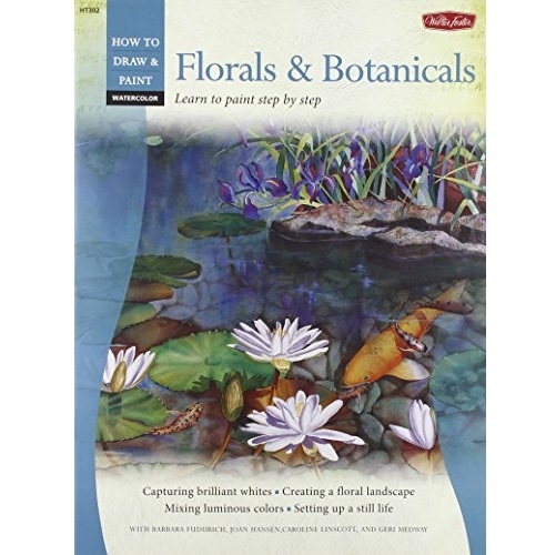 HT302.jpg HOW TO DRAW BOOK SERIES 302 WATERCOLOR - FLORAL + BOTANICALS - Image 1