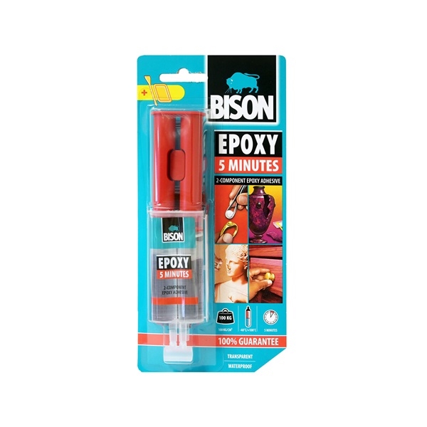 LP03BIEPS01.jpg BISON EPOXY GLUE 5MIN SYRINGE - Image 1