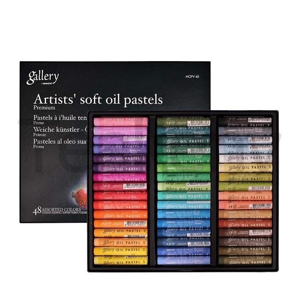 MNGMOPV-48.jpg GALLERY ARTISTS OIL PASTELS 48PCS - Image 1
