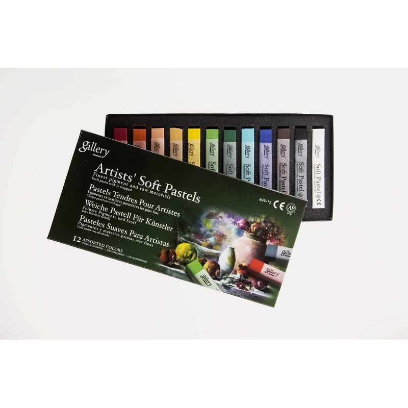 MNGMPV-12.jpg GALLERY ARTISTS SOFT PASTELS 12PCS - Image 1