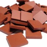 MOSAIKSTEIN CERATON MOSAIC 20X20MM 180G C12 ROJO [50PCS]
