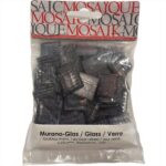 MOSAIKSTEIN MURANO GLASS MOSAIC 20X20MM 150G SKY-BLUE VEINED [50PCS]