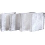 MOSAIKSTEIN GOLD TESSERA MOSAIC 20X20MM [1PC] WHITE GOLD SMOOTH