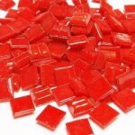 MOSAIKSTEIN JOY GLASS MOSAIC 10X10MM 200G GLOWING RED [290PCS]