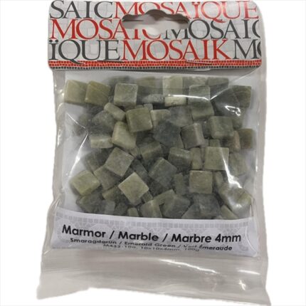 MOSAIKSTEIN MARBLE MOSAIC 10X10MM 100G EMERALD GREEN [100PCS]