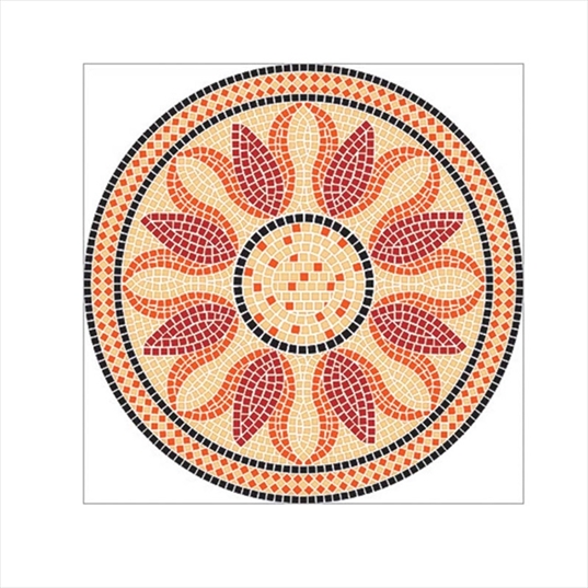 MOSV1301.jpg MOSAIKSTEIN MOSAIC PATTERN D=80CM LOTUS-80 - Image 1