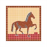 MOSAIKSTEIN MOSAIC PATTERN 20X20CM HORSE-20