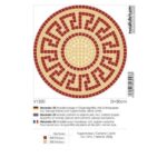 MOSAIKSTEIN MOSAIC PATTERN D=30CM MEANDER-30