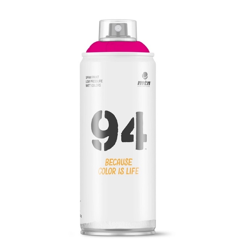 MTN94FLUOR-F.jpg MTN 94 SPRAY PAINT 400ML FLUORESCENT FUCHSIA - Image 1