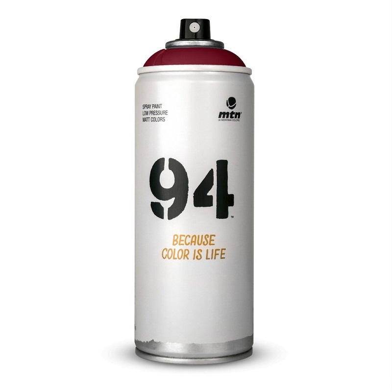 MTN94R-3004.jpg MTN 94 SPRAY PAINT 400ML BORDEAUX RED - Image 1