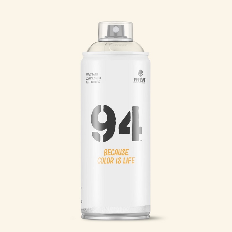 MTN94R-V190.jpg MTN 94 SPRAY PAINT 400ML MALTA WHITE - Image 1