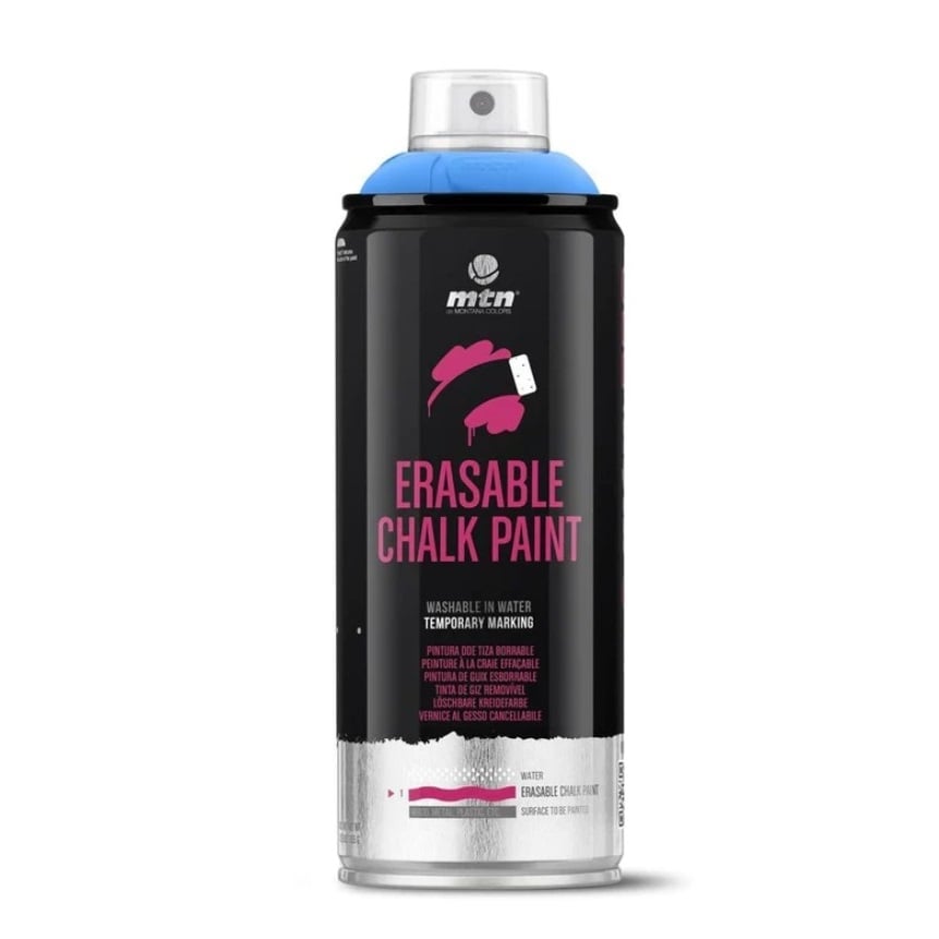 MTNPROCH-RV30.jpg MTN PRO ERASABLE CHALK PAINT SPRAY 400ML ELECTRIC BLUE - Image 1