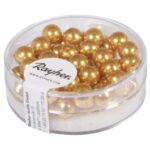 RAYHER GLASS WAX BEADS RENAISSANCE D.6MM 45PCS SUN YELLOW