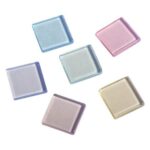 RAYHER ACRYL MOSAIC 1X1CM 205PC/50G TRANSPARENT PASTEL MIX
